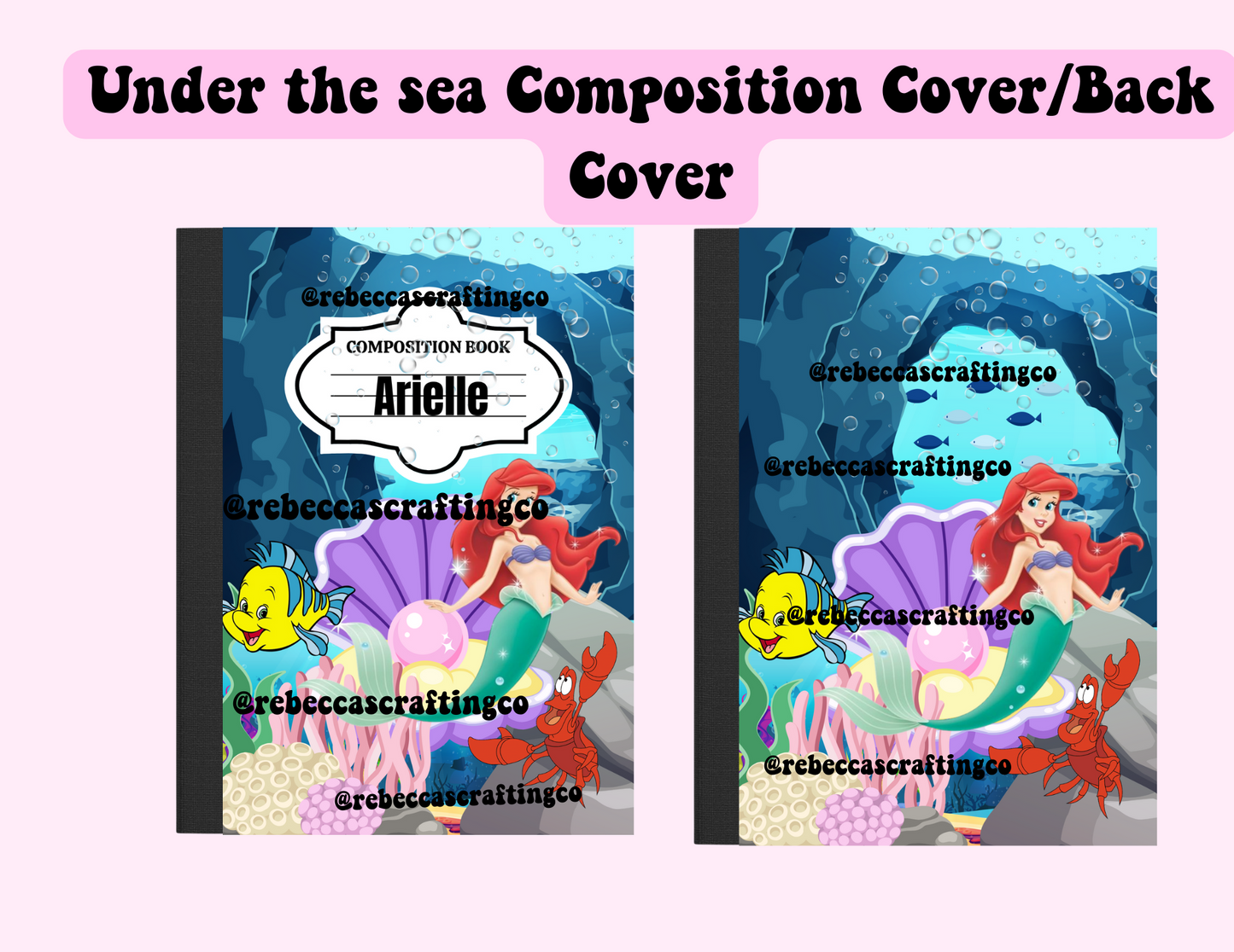 Under the sea Cover/Back Cover Digital *Composition Notebook*