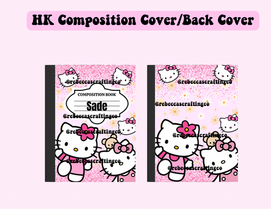 HK Cover/BackCover Digital *Composition Notebook*