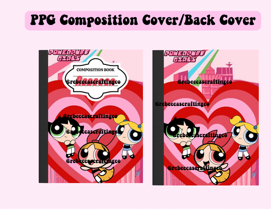 PPG Cover/Back Cover Digital *Composition Notebook*