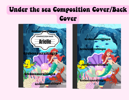 Under the sea Cover/Back Cover Digital *Composition Notebook*