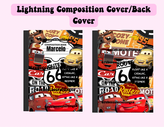 Lightning Cover/Back Cover Digital *Composition Notebook*