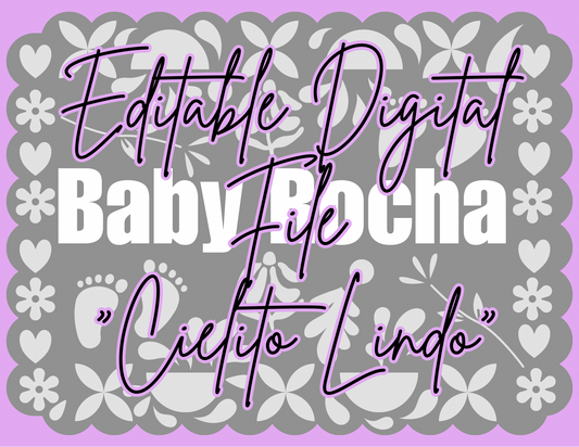 Cielito Lindo * Editable Digital File Only *